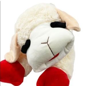 NWT DOGTOY LOVIE LAMBCHOP 🐑 DOG TOY SNUGGLE SQUEAK TOY NWT